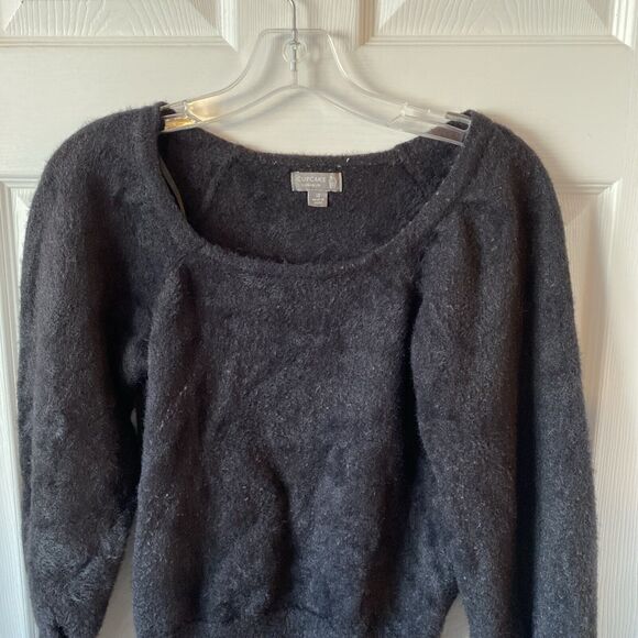 Cupcake Sweater Women’s Size XS Black Scoop Neck Pullover Lightweight - Picture 3 of 9